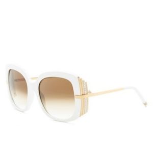 NWT Boucheron Crystal Quatre Cat Eye Sunglasses